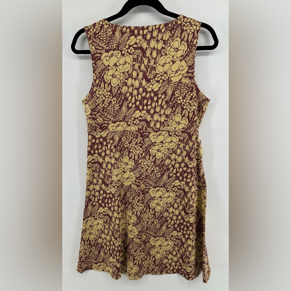 Toad&Co Floral Mini Dress in Cream and Mauve NWT - Picture 4 of 6